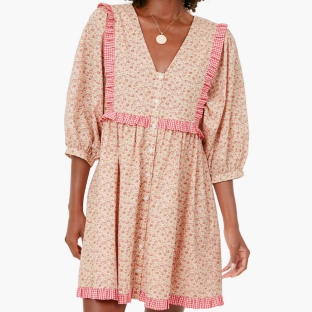 TUCKERNUCK HYACINTH HOUSE Multi Floral Mia Dress L